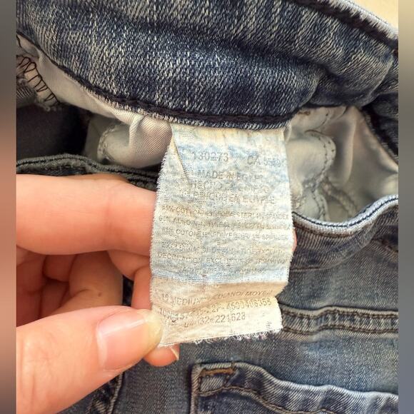 Lee Women’s Relaxed Straight Leg High Rise Instantly Slims Blue Jeans Size 16 - Picture 7 of 7